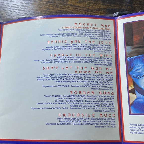 Elton John: Greatest Hits CD - Picture 8 of 9